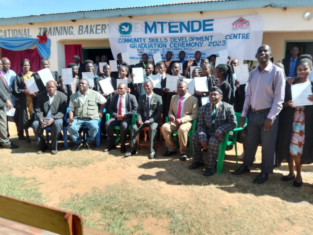 Mtende graduates 83 youths in Vocational entrepreneurship